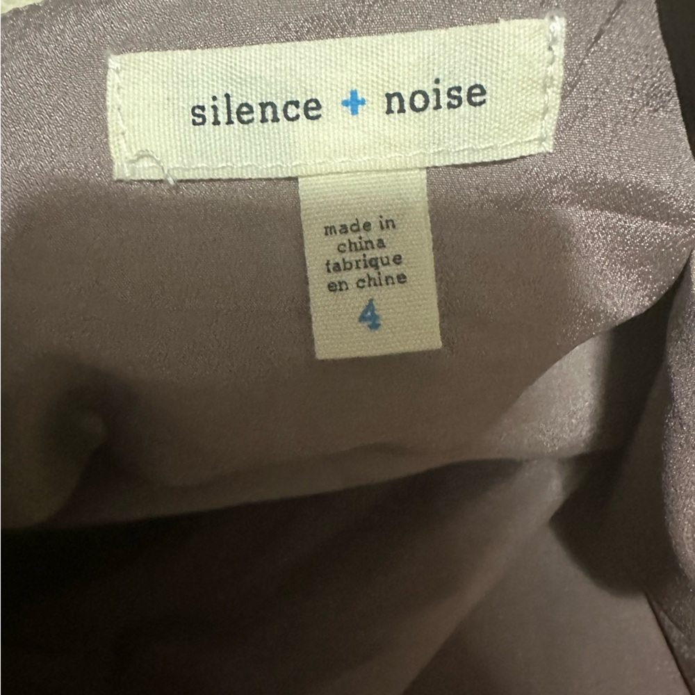 NWT silence + noise size 4 green yellow dress - Picture 7 of 8